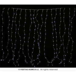 RIDEAU 300 LEDS BLANC FROID