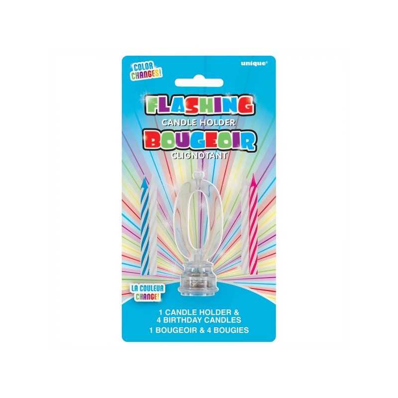 BOUGIE LED CHIFFRE 0