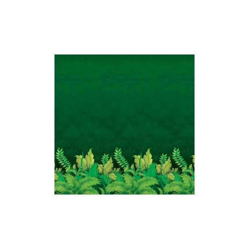DECORATION FOND MURAL FORET OU JUNGLE 1.20 M X 9 M