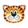 BALLON METALLIQUE TETE DE TIGRE 76 CM