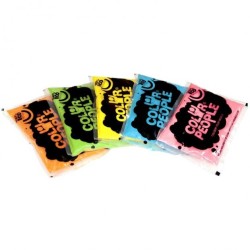 POUDRE HOLI FLUO COULEURS ASSORTIES SACHET 75 G