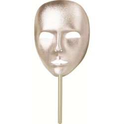 MASQUE FACE A MAIN ARGENT