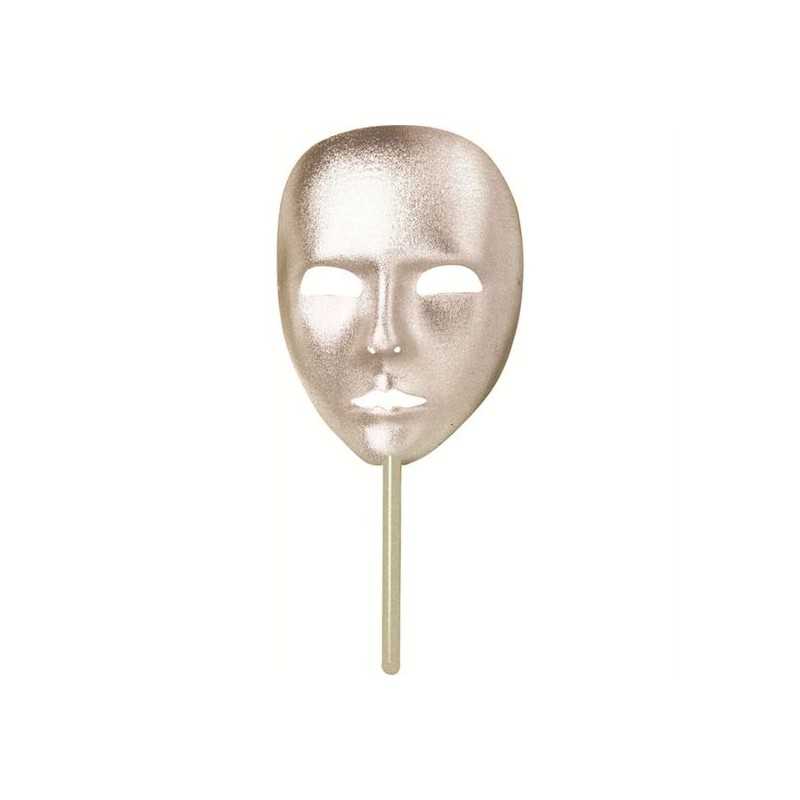 MASQUE FACE A MAIN ARGENT