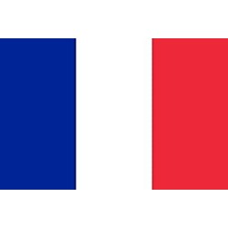 DRAPEAU FRANCE EN TISSU BLEU BLANC ROUGE 90 X 140 CM
