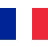 DRAPEAU FRANCE EN TISSU BLEU BLANC ROUGE 90 X 140 CM