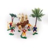 DECORATION GATEAU PIRATES+BATEAU