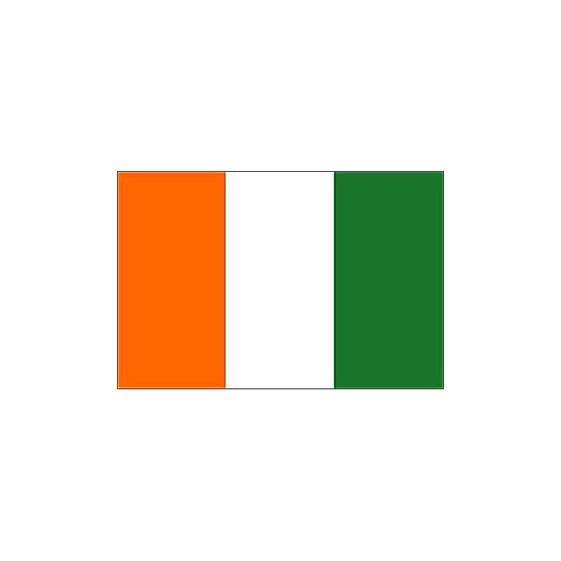 DRAPEAU TISSU COTE D'IVOIRE 60 X 90 CM