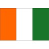 DRAPEAU TISSU COTE D'IVOIRE 60 X 90 CM