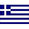 DRAPEAU TISSUS GRECE 60 X 90 CM
