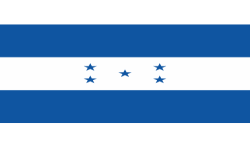 DRAPEAU HONDURAS EN TISSUS 60 X 90 CM
