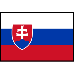 DRAPEAU SLOVAQUIE EN TISSU 60 X 90 CM