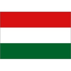 DRAPEAU HONGRIE EN TISSUS 60 X 90 CM