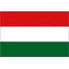 DRAPEAU HONGRIE EN TISSUS 60 X 90 CM