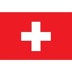 DRAPEAU SUISSE EN TISSU 90 X 150 CM