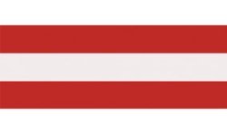 DRAPEAU AUTRICHE EN TISSU 90 X150 CM