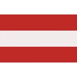 DRAPEAU AUTRICHE EN TISSU 90 X150 CM