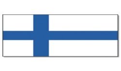 DRAPEAU FINLANDE EN TISSUS 90 X 150 CM 