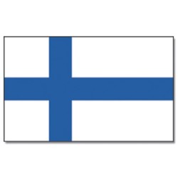 DRAPEAU FINLANDE EN TISSUS 90 X 150 CM