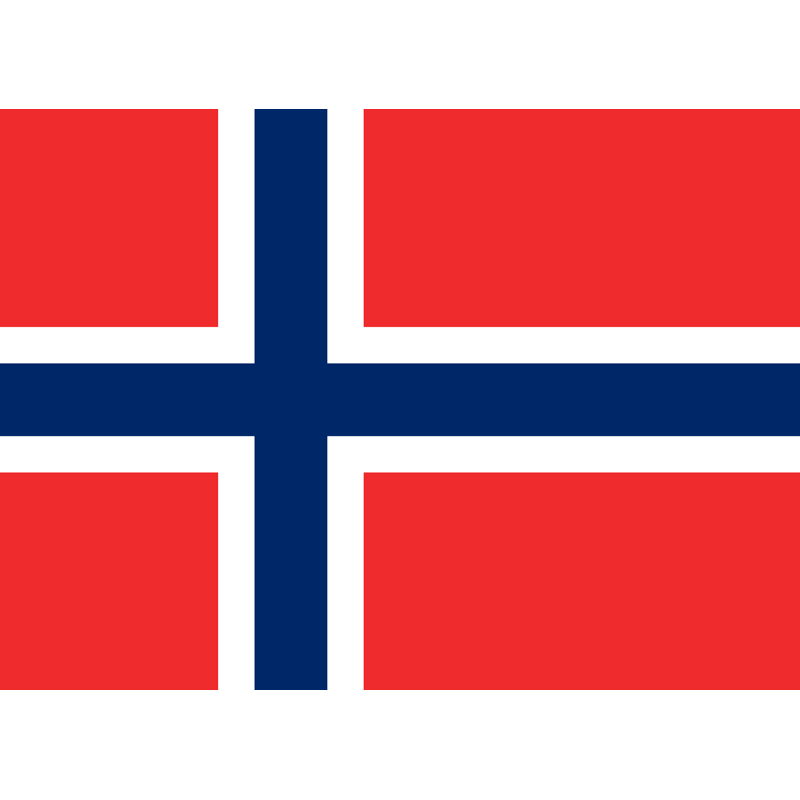 DRAPEAU NORVEGE EN TISSUS 90 X 150 CM