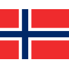 DRAPEAU NORVEGE EN TISSUS 90 X 150 CM