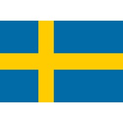 DRAPEAU SUEDE EN TISSUS 90 X 150 CM