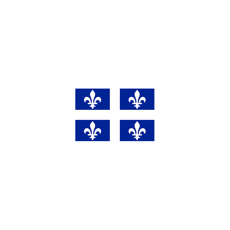 DRAPEAU QUEBEC EN TISSUS 90 X 150 CM
