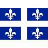 DRAPEAU QUEBEC EN TISSUS 90 X 150 CM