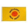 DRAPEAU CONTRE LE NUCLEAIRE 90 X 150 CM