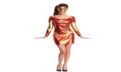 DEGUISEMENT ROBE IRON MAN FEMME TAILLE XS