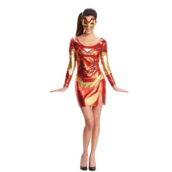 DEGUISEMENT ROBE IRON MAN FEMME TAILLE XS