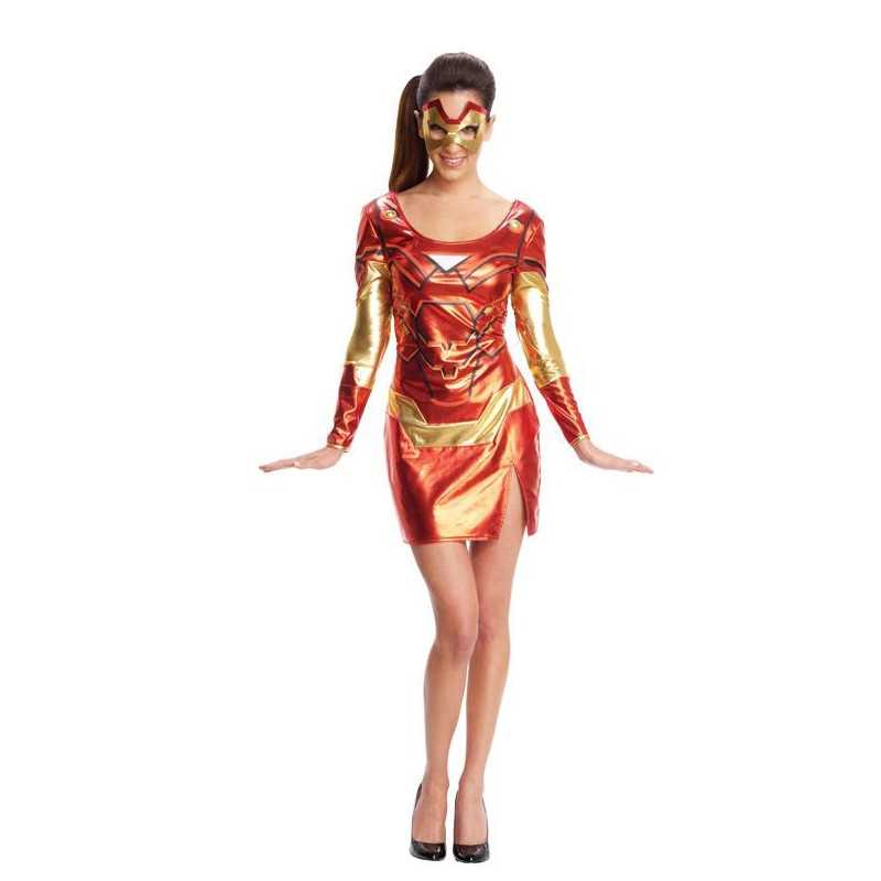 DEGUISEMENT ROBE IRON MAN FEMME TAILLE XS