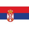 DRAPEAU SERBIE EN TISSU 90 X 150 CM