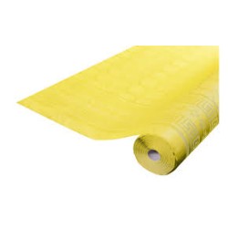 NAPPE DAMASSEE JAUNE 120 X 6M