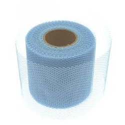 ROULEAU DE TULLE BLEU CIEL 8 CM X 20 M