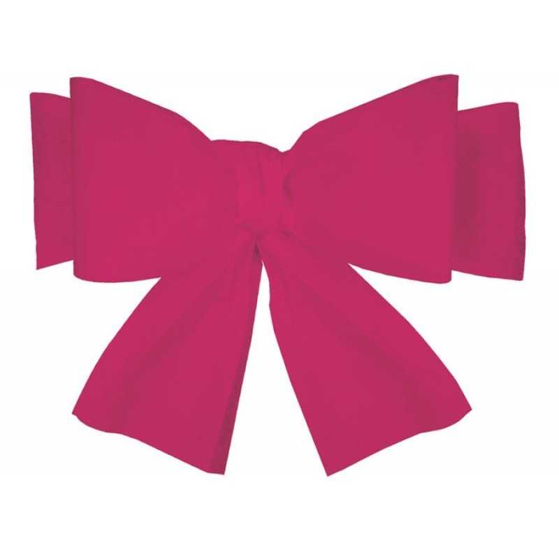 6 NOEUDS DE CHAISE FUSCHIA 19 CM X 6 M