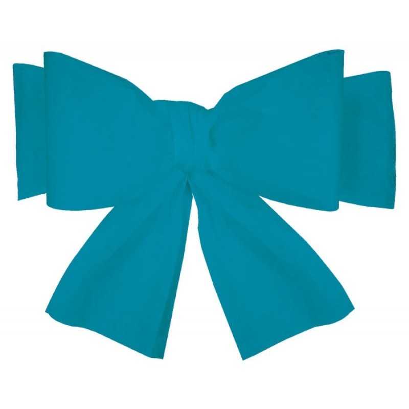 6 NOEUDS DE CHAISE TURQUOISE 19 CM X 3 M