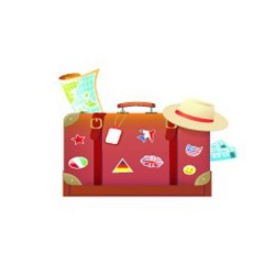 4 MARQUE PLACE THEME VOYAGE 4 CM