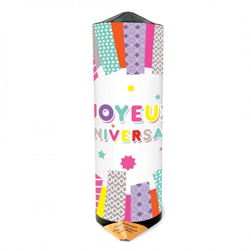 BOMBE DE TABLE JOYEUX ANNIVERSAIRE MULTICOLORE