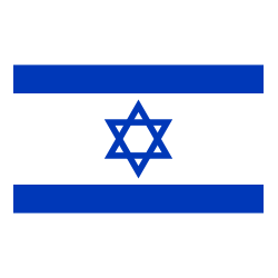 DRAPEAU EN TISSU ISRAEL 90 X 150 CM