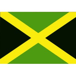 DRAPEAU EN TISSU JAMAIQUE 90 X 150 CM
