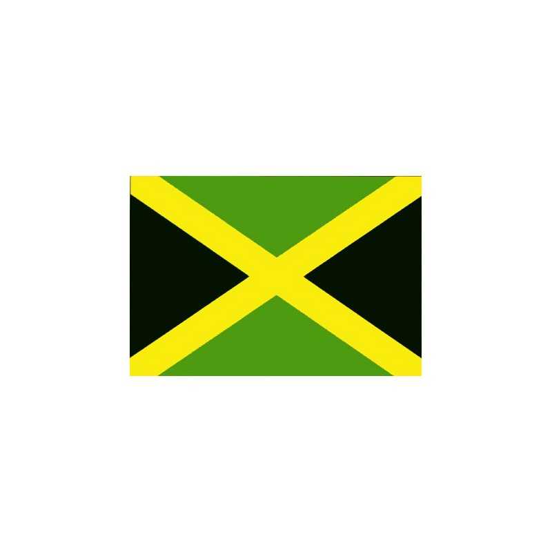 DRAPEAU EN TISSU JAMAIQUE 90 X 150 CM