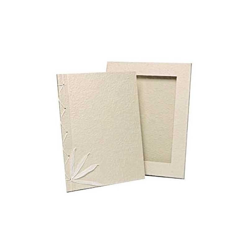 LIVRE D'OR IVOIRE DANS BOITE 21,5 X 26,5 X 2 CM