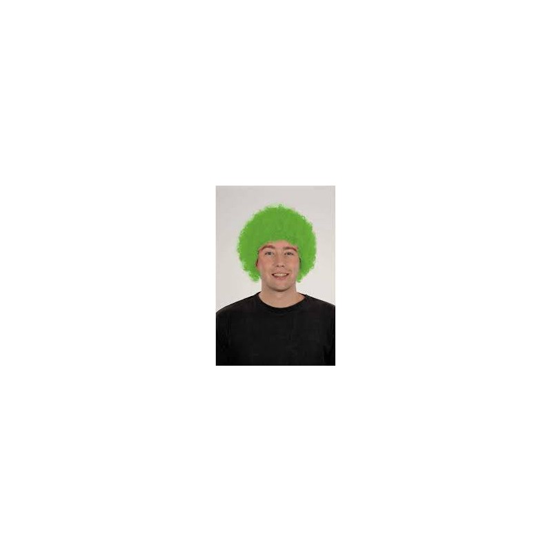 PERRUQUE POP FRISEE VERTE