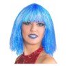 PERRUQUE LAMEE BLEUE TURQUOISE
