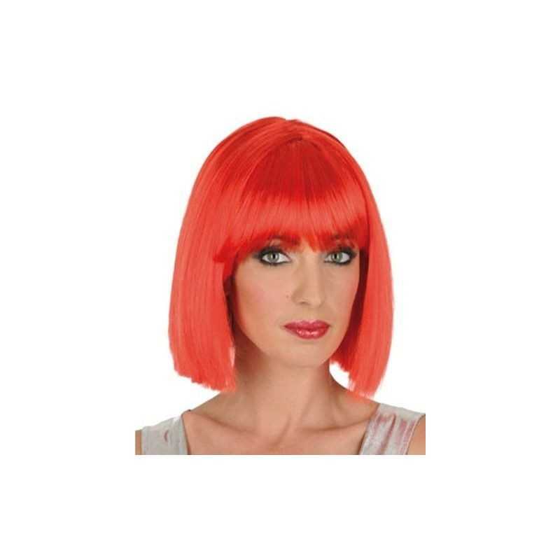 PERRUQUE CRAZY CARRE ROUGE