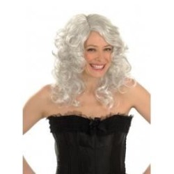 PERRUQUE GLAMOUR GRISE