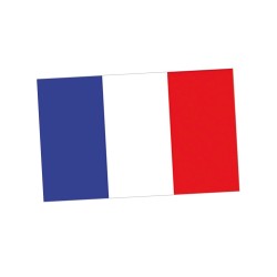 DRAPEAU FRANCE EN TISSUS BLEU BLANC ROUGE 90 X 150 CM