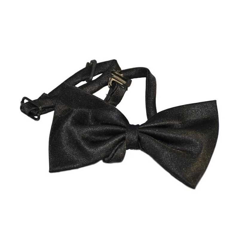 NOEUD PAPILLON SATINE NOIR