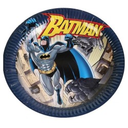 6 ASSIETTES BATMAN 23 CM
