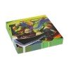20 SERVIETTES TORTUES NINJA 33 X 33 CM 